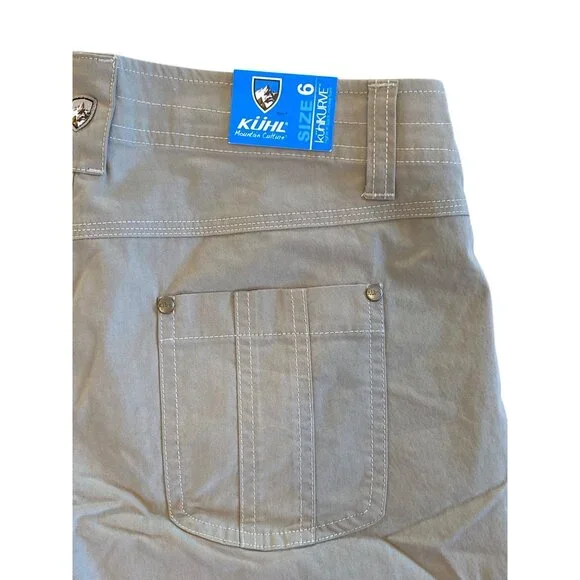 NWT Kuhl Women's 6 Splash Shorts 5.5 Beige MSRP$65 - Picture 9 of 11
